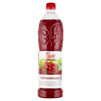   Pölöskei indiáncseresznye ízű szörp, cukorral és édesítőszerrel 1 l