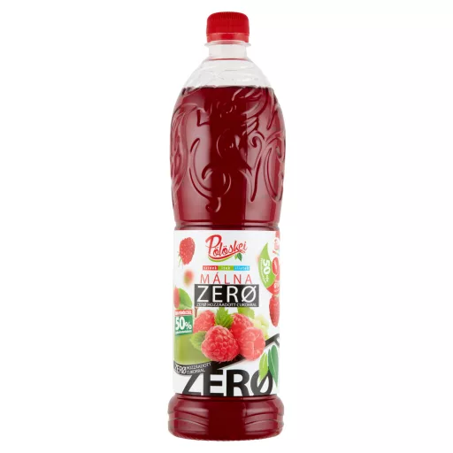 Pölöskei Zero málna ízű szörp édesítőszerekkel 1 l
