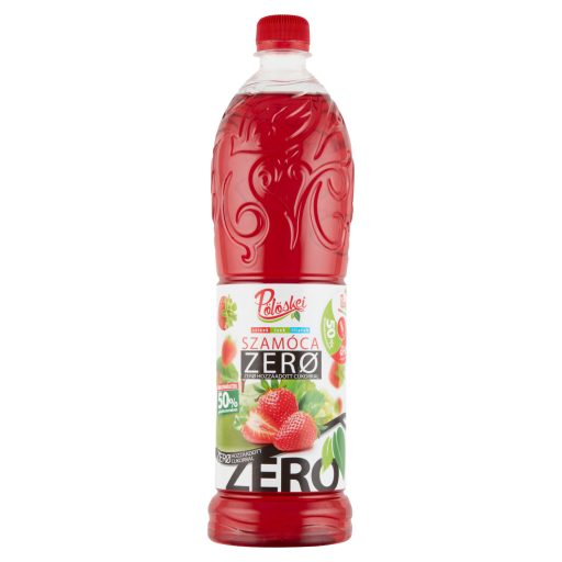 Pölöskei Zero szamóca ízű szörp édesítőszerekkel 1 l