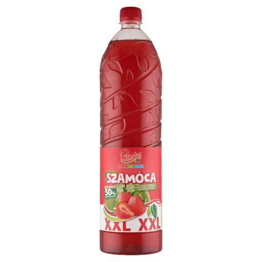 Pölöskei szamóca ízű szörp cukorral és édesítőszerrel, csökkentett energiatartalommal 1,5 l