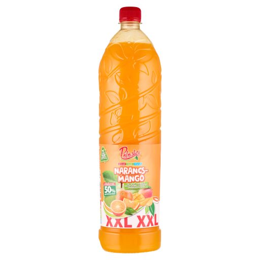 Pölöskei gyümölcsszörp 1,5l narancs-mangó 50% XXL + 50Ft visszaváltási díj