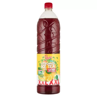   Pölöskei XXL citromos ice tea ízű szörp cukorral és édesítőszerrel 1,5 l
