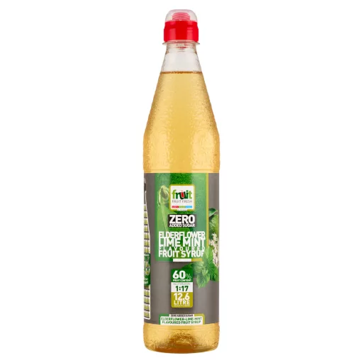 Fruit Fresh bodza lime menta ízű gyümölcsszörp 700 ml