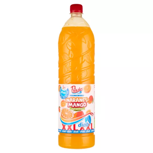 Pölöskei Diab XXL narancs-mangó ízű szörp édesítőszerekkel 1,5 l