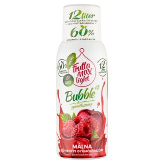   FruttaMax Bubble¹² Light málna ízű vegyes gyümölcsszörp édesítőszerekkel 500 ml
