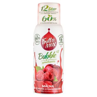  FruttaMax Bubble¹² málna ízű vegyes gyümölcsszörp cukorral és édesítőszerekkel 500 ml