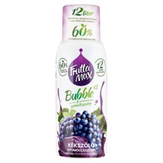   FruttaMax Bubble¹² kékszőlő gyümölcsszörp cukorral és édesítőszerekkel 500 ml