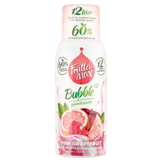   FruttaMax Bubble¹² pink grapefruit ízű vegyes gyümölcsszörp cukorral és édesítőszerekkel 500 ml