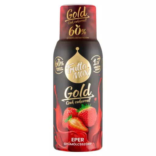 FruttaMax Gold eper gyümölcsszörp 500 ml