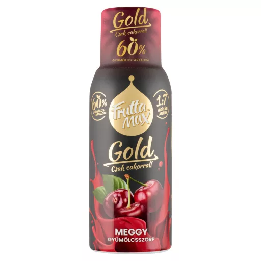 FruttaMax Gold meggy gyümölcsszörp 500 ml