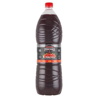   Piroska XXL málna ízű gyümölcsszörp feketerépalével színezve cukorral és édesítőszerekkel 2 l