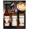 Monin szirup 3x250 ml karamell, fehér csoki, kókusz