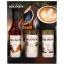 Monin szirup 3x250 ml karamell, fehér csoki, kókusz