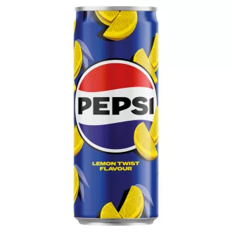   Pepsi Cola szénsavas üdítő 0,33l Twist Sleek + 50Ft visszaváltási díj
