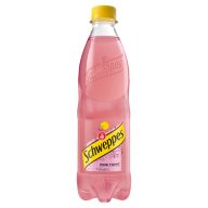   Schweppes Pink Tonic feketeribizli ízű szénsavas üdítőital cukorral és édesítőszerekkel 0,5 l
