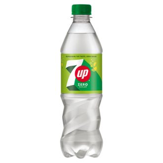   7UP energiamentes citrom és lime aromákkal ízesített szénsavas üdítőital édesítőszerekkel 0,5 l