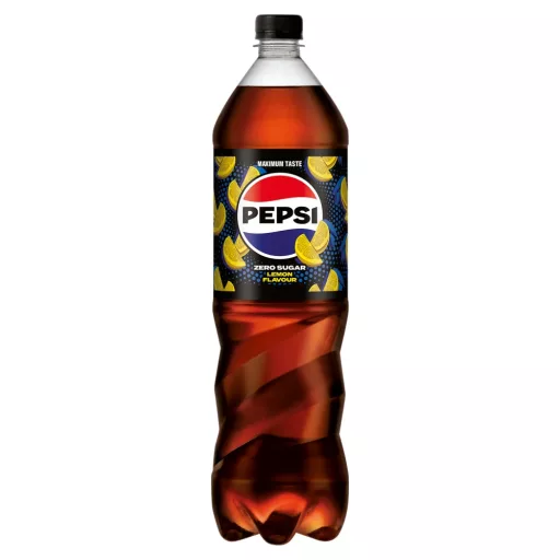 Pepsi Zero colaízű energiamentes szénsavas üdítőital édesítőszerekkel citrom ízesítéssel 1,5 l