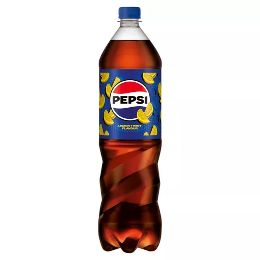 Pepsi Lemon Twist Flavour colaízű szénsavas üdítőital cukorral, citrom ízesítéssel 1,5 l