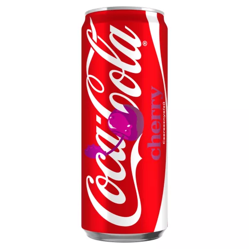 Coca-Cola Cherry cola- és cseresznyeízű szénsavas üdítőital 330 ml
