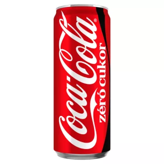   Coca-Cola zéró cukor colaízű energiamentes szénsavas üdítőital édesítőszerekkel 330 ml