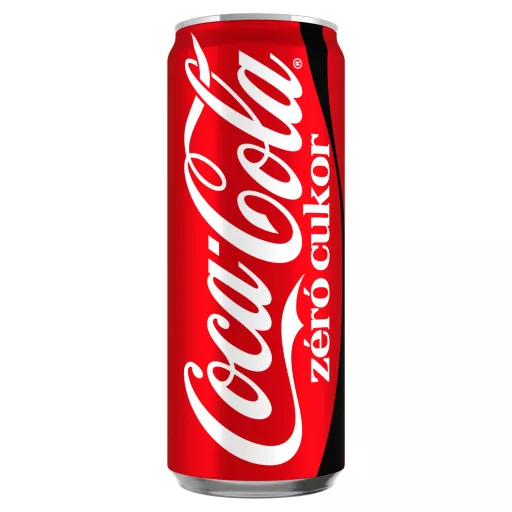 Coca-Cola zéró cukor colaízű energiamentes szénsavas üdítőital édesítőszerekkel 330 ml
