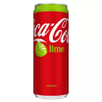   Coca-Cola Lime cola- és limeízű szénsavas üdítőital 330 ml