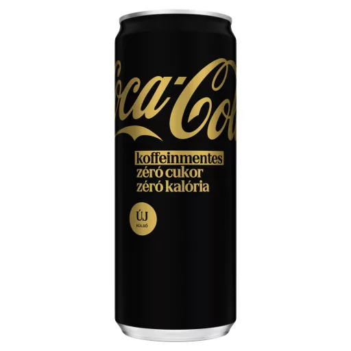 Coca-Cola szénsavas üdítőital 0,33l zero koffeinmentes + 50Ft visszaváltási díj