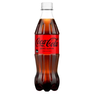   Coca-Cola zéró cukor colaízű energiamentes szénsavas üdítőital édesítőszerekkel 500 ml