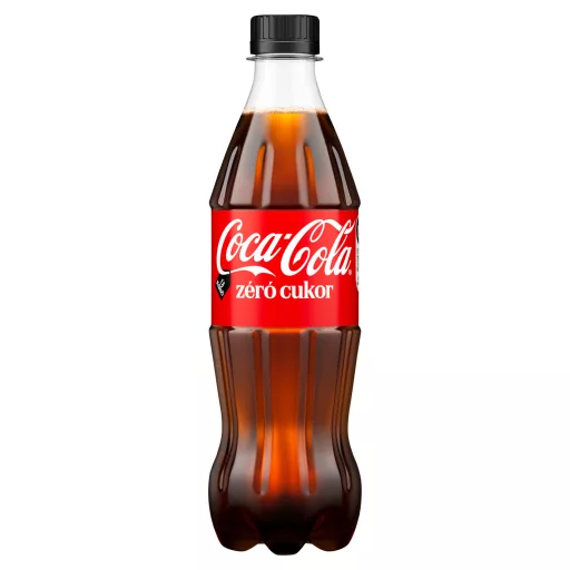 Coca-Cola zéró cukor colaízű energiamentes szénsavas üdítőital édesítőszerekkel 500 ml