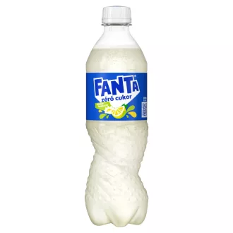   Fanta zéró cukor citrom- és bodzaízű energiamentes szénsavas üdítőital édesítőszerekkel 500 ml