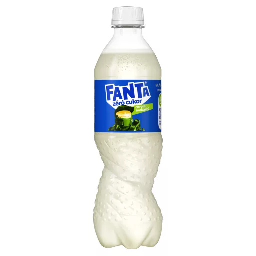 Fanta zéró cukor citrom- és bodzaízű energiamentes szénsavas üdítőital édesítőszerekkel 500 ml