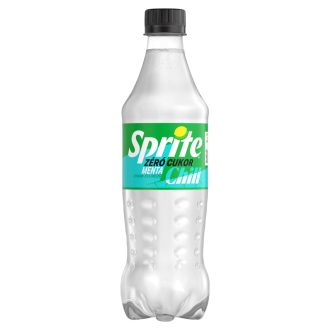   Sprite szénsavas üdítőital 0,5l Chill citrom, lime, menta, zéró cukor + 50Ft visszaváltási díj