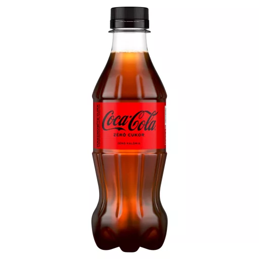 Coca-Cola zéró cukor colaízű energiamentes szénsavas üdítőital édesítőszerekkel 300 ml