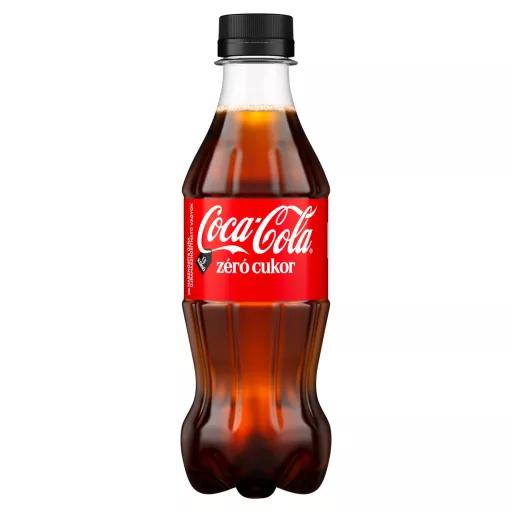 Coca-Cola zéró cukor colaízű energiamentes szénsavas üdítőital édesítőszerekkel 300 ml