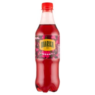   Márka meggy szénsavas üdítőital cukorral és édesítőszerekkel 0,5 l
