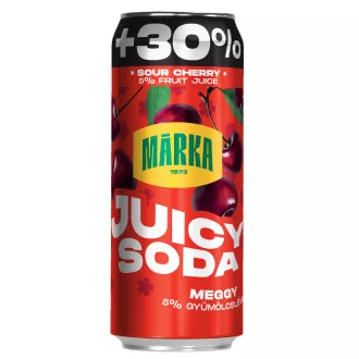 Márka szénsavas üdítőital 0,33l Meggy Juicy Soda
