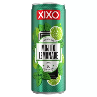   Xixo szénsavas üdítőital 250ml mojito Lemonade + 50Ft visszaváltási díj
