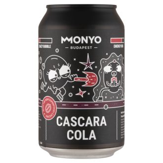   MONYO Cascara Cola kóla ízű szénsavas üdítőital cascara-val 0,33 l