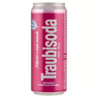   Traubisoda kékszőlő ízű szénsavas üdítőital cukorral és édesítőszerekkel 330 ml