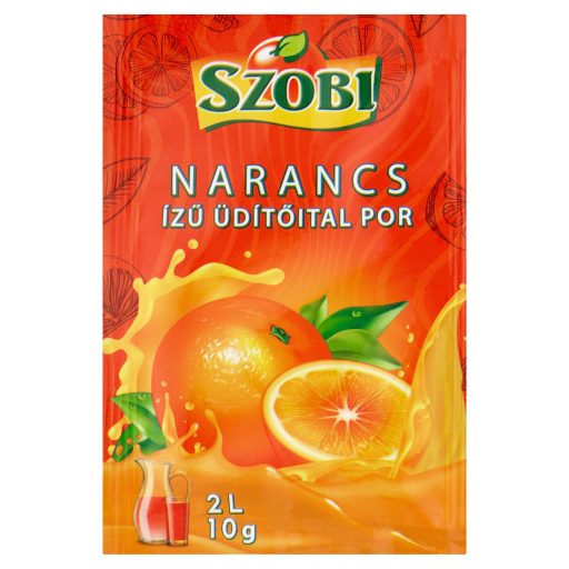Szobi üdítőitalpor 10g narancs ízű
