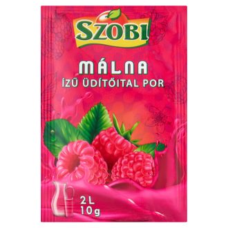 Szobi üdítőitalpor 10g málna ízű