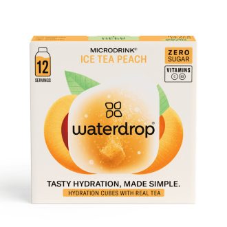   Waterdrop pezsgőkocka barackízű üdítőital készítésére 12 x 2,1 g (25,2 g)