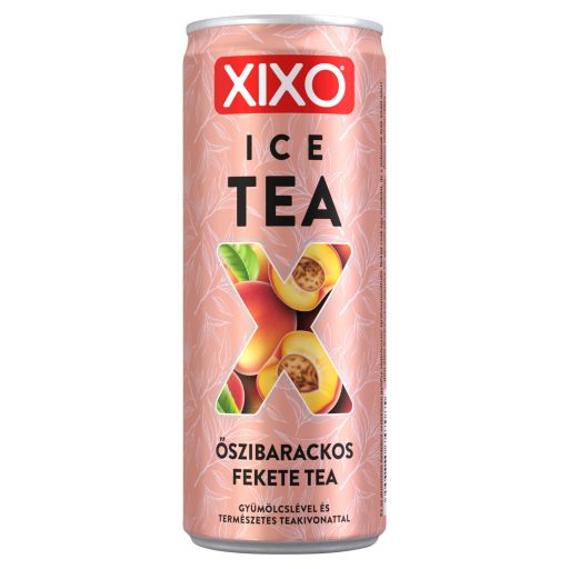 XIXO Ice Tea őszibarackos jegestea gyümölcslével és természetes teakivonattal 250 ml