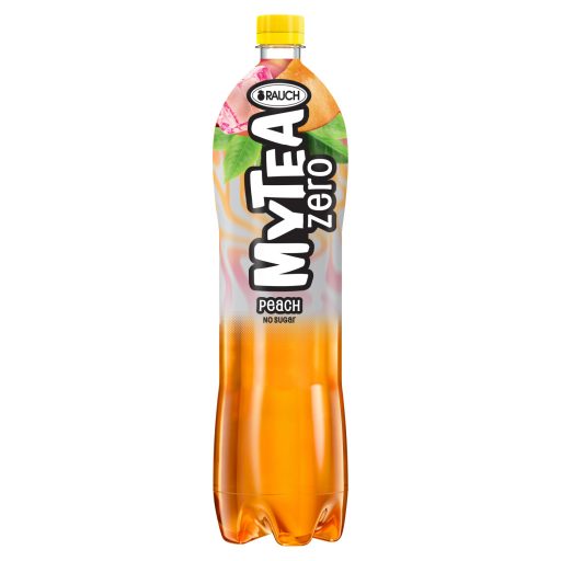 Rauch MyTea Zero cukormentes ice tea őszibarackos üdítőital fekete teából édesítőszerrel 1,5 l