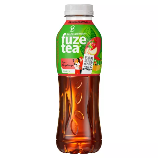 Fuze Tea szénsavmentes eper- és sárgadinnyeízű üdítőital fekete tea kivonattal 500 ml