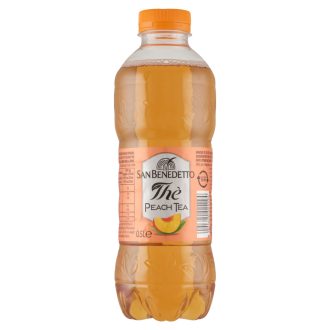   San Benedetto barackos ice tea ízű alkoholmentes üdítőital cukorral és édesítőszerekkel 0,5 l