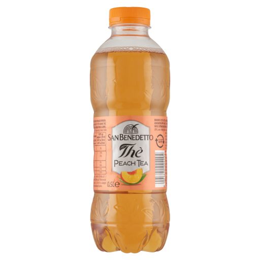 San Benedetto barackos ice tea ízű alkoholmentes üdítőital cukorral és édesítőszerekkel 0,5 l