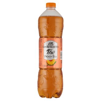   San Benedetto barackos ice tea ízű alkoholmentes üdítőital cukorral és édesítőszerekkel 1,5 l