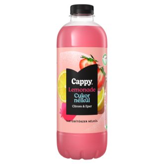   Cappy Lemonade szénsavmentes citromos üdítőital eperlével és édesítőszerekkel 1,25 l