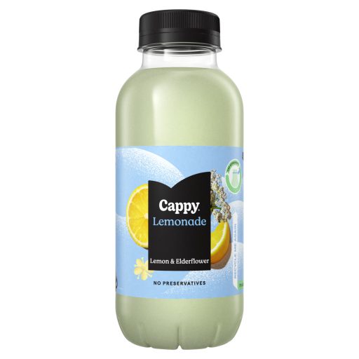 Cappy Lemonade szénsavmentes bodzavirágízű limonádé, cukorral és édesítőszerekkel 400 ml